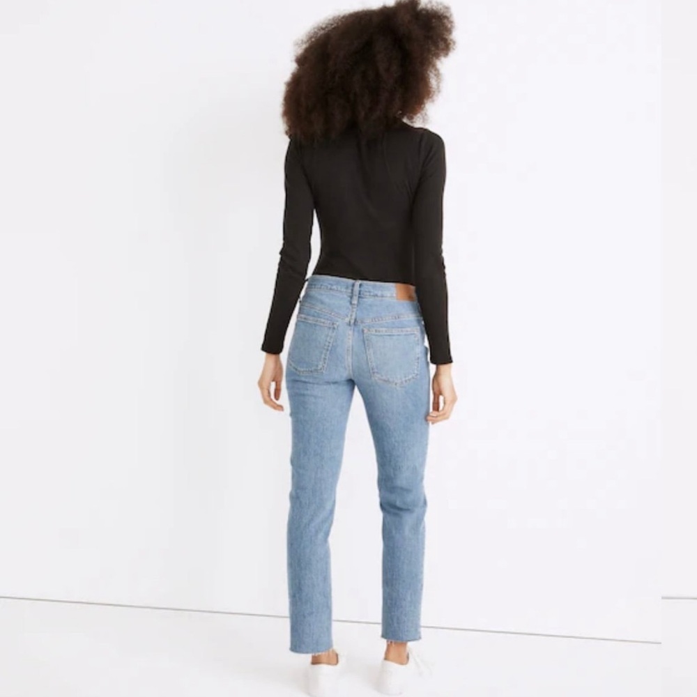 Madewell The Perfect Vintage Jean 27T | High Rise Straight | Raw Hem - Picture 2 of 16